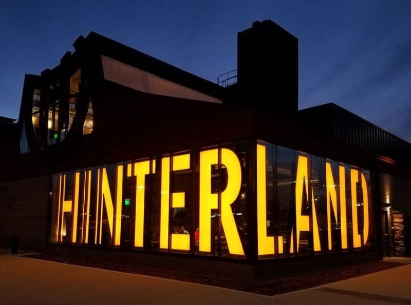 Hinterland Brewery in Green Bay WI - good place for a murder