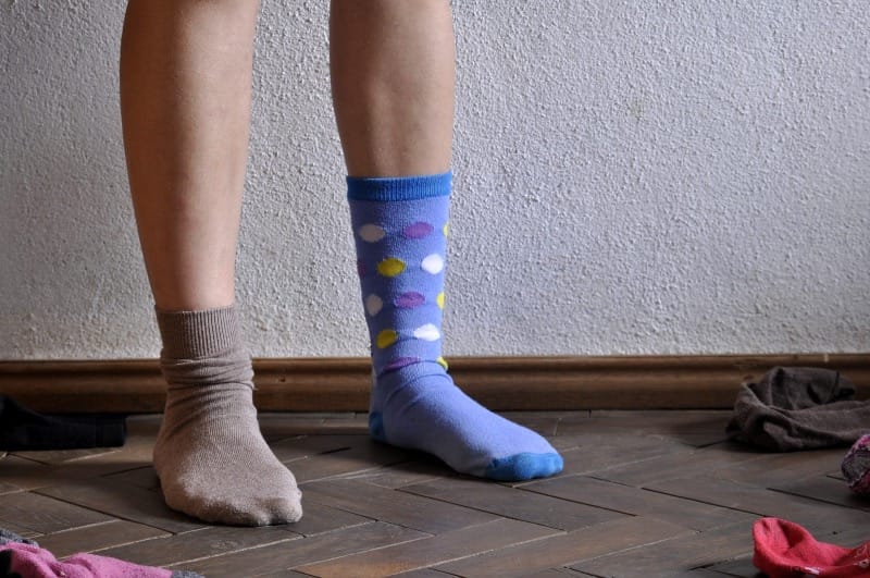 mismatched socks