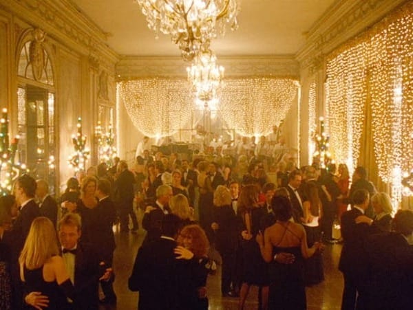 parties people just have to go to like Eyes Wide Shut