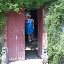 Hostess-Waves-Goodbye