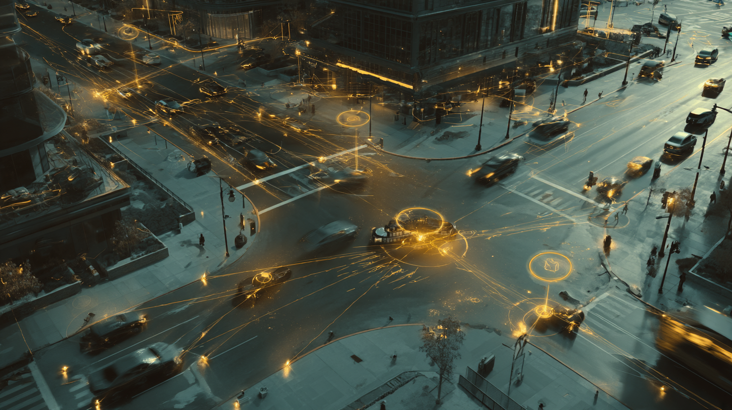 By 2043, Vehicle Communication Orchestrates Traffic into a Single Intelligent Organism #Trend
