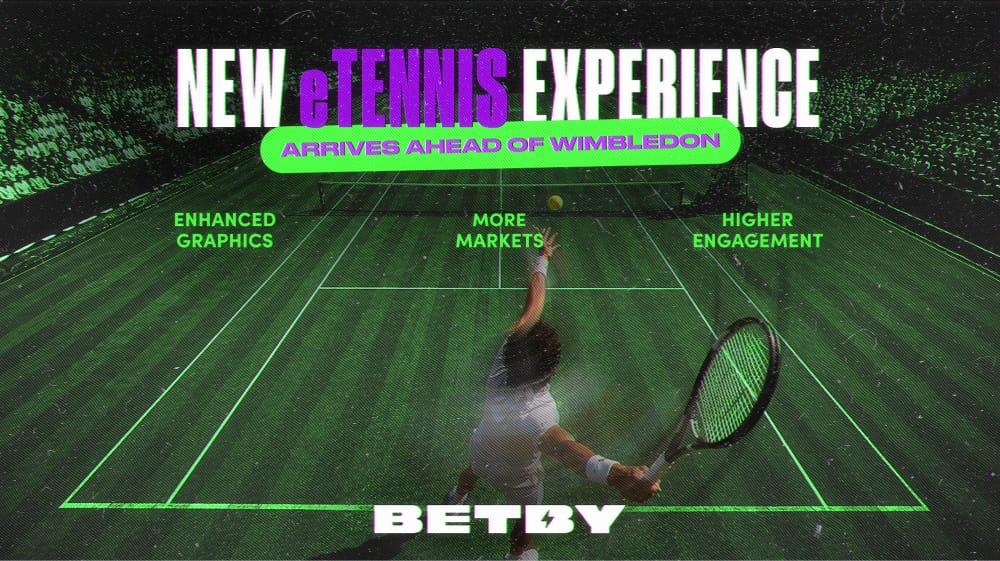 BETBY to roll out new eTennis experience and expanded betting package ahead of Wimbledon