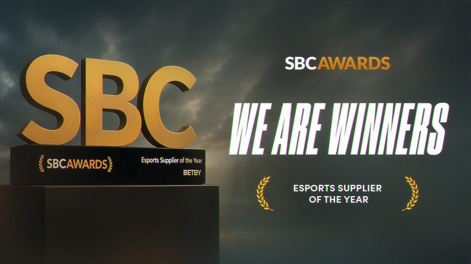 BETBY celebrates success at SBC Summit Lisbon 2025 with eSports Supplier of the Year Award