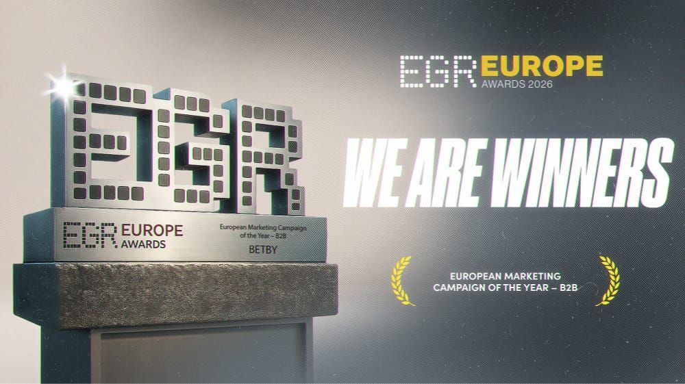 BETBY wins European Marketing Campaign of the Year – B2B at EGR Europe Awards 2026