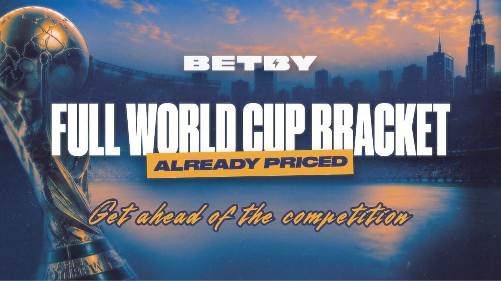 BETBY leads B2B sportsbook suppliers with fully priced World Cup bracket as part of wider tournament offering