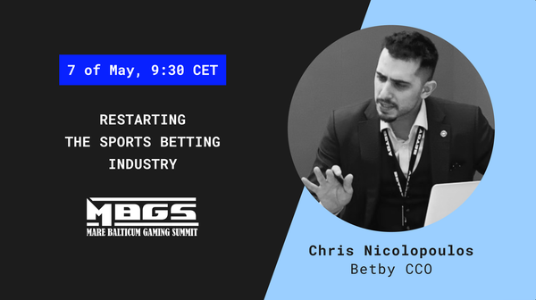 CCO Chris Nikolopoulos to feature in Virtual Mare Balticum Gaming Summit