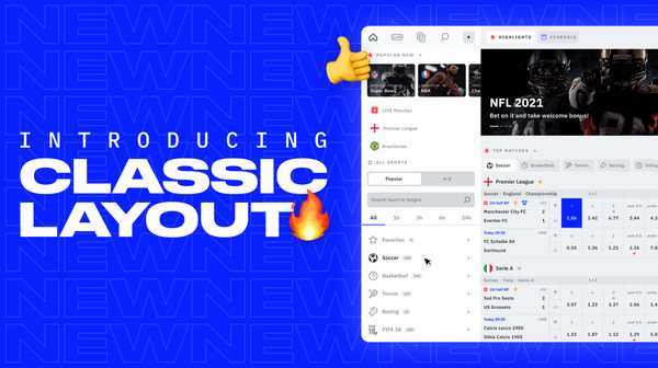 BETBY UNVEILS SIGNIFICANTLY UPDATED SPORTSBOOK LAYOUT