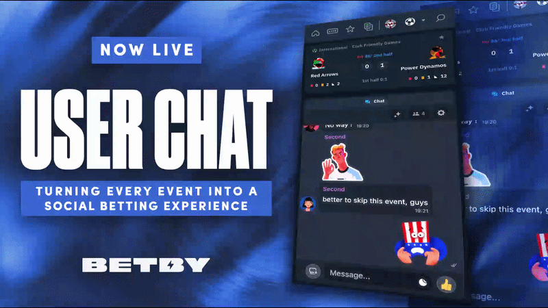 BETBY launches User Chat, bringing real-time social interaction into the sportsbook
