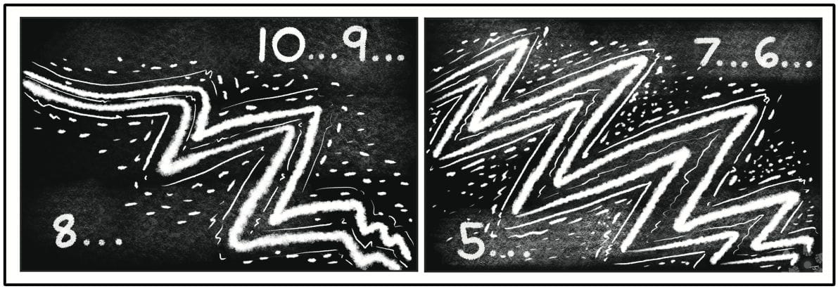 10 ... 9 ... 8 ... / 7 ... 6 ... 5 ...