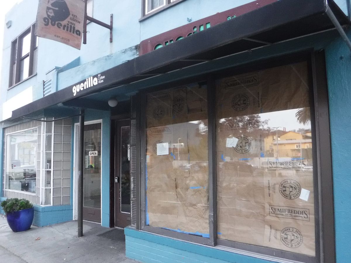 guerilla cafe closed