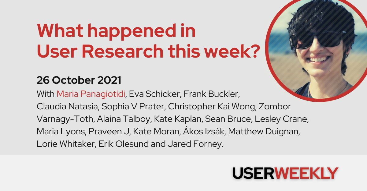 User Weekly #19, October 26