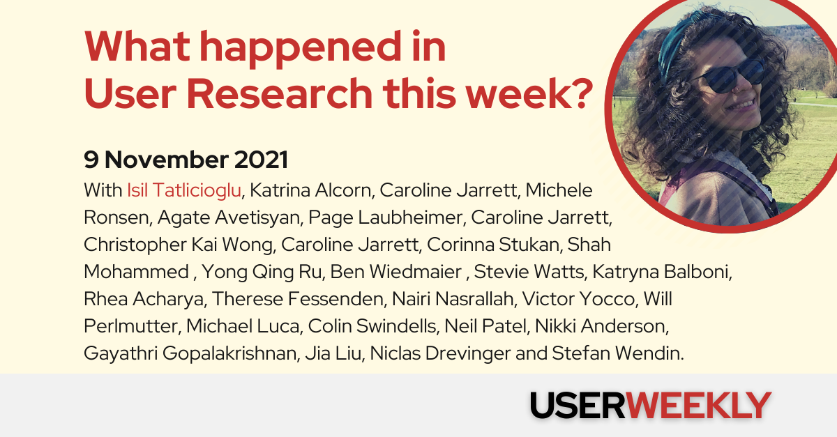User Weekly #21, November 9