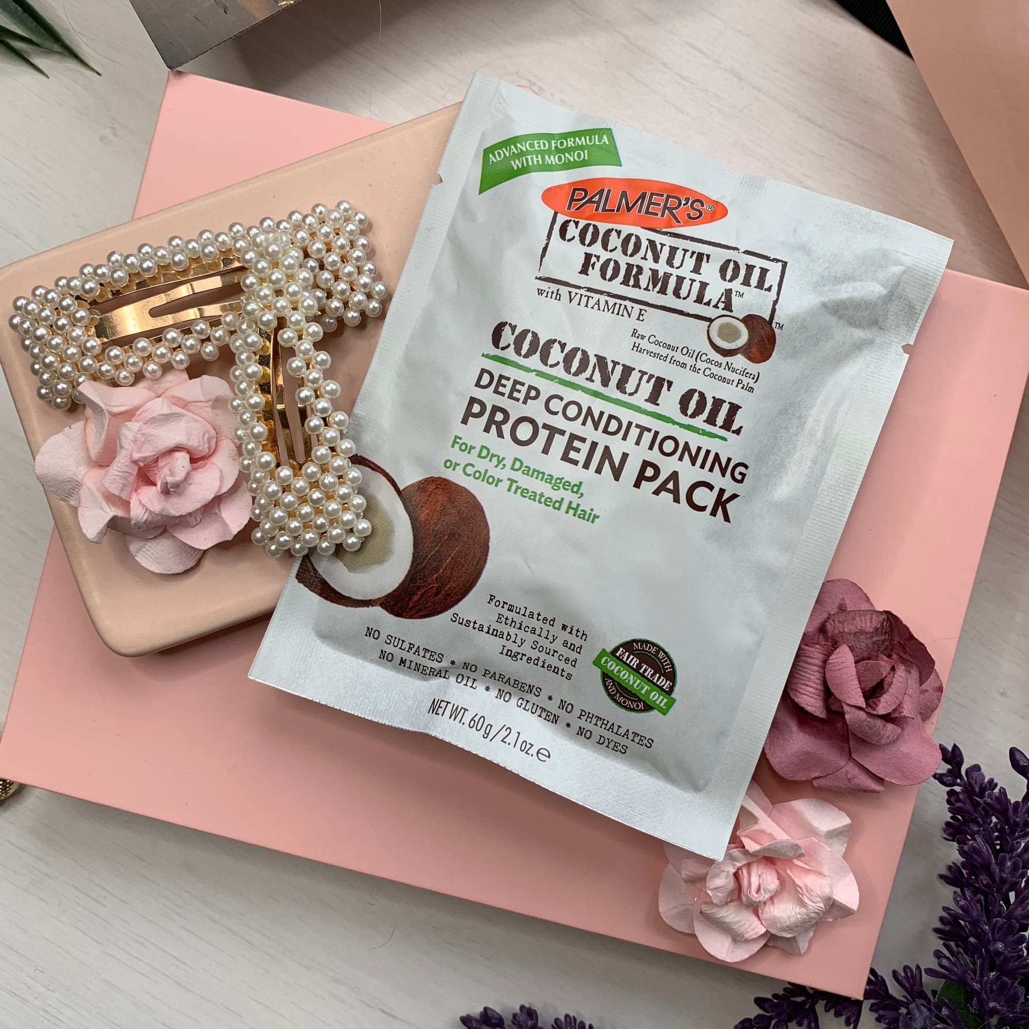 Palmers Coconut Oil Hair Mask - Glossybox September 2019 Delicious Beauty - Miss Boux