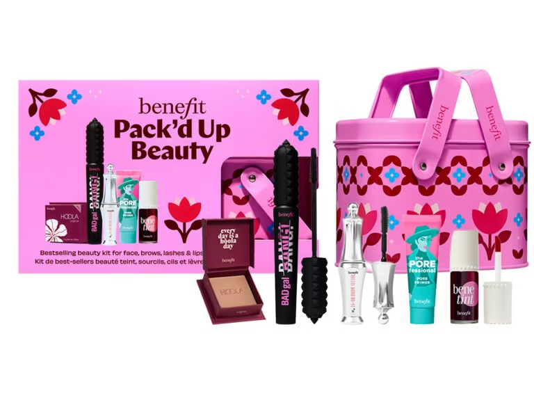 New* Benefit Pack'd Up Beauty Set Exclusive Star Gift 2026 at Boots