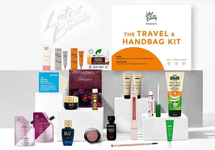 *New* Latest in Beauty The Travel & Handbag Kit