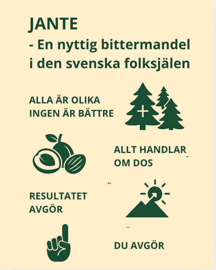 Jante – en nyttig bittermandel i folksjälen