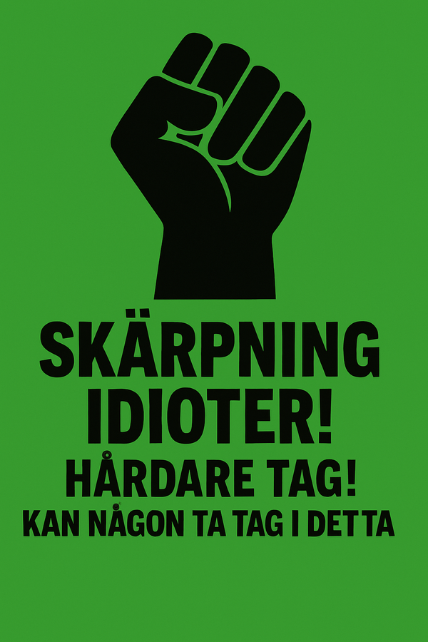 Skärpning idioter!