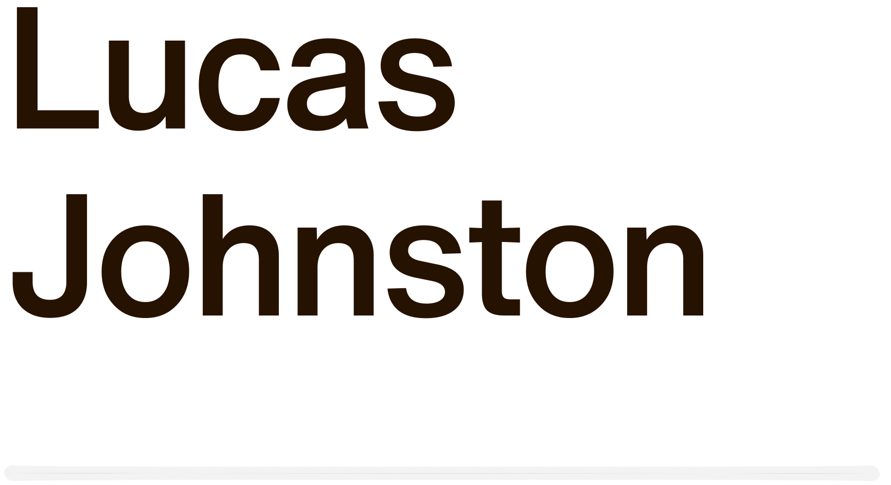 Lucas Johnston's posts