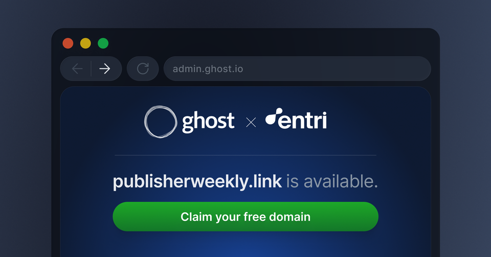 Free domains on Ghost(Pro)
