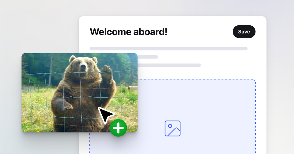 Improved editor for welcome emails