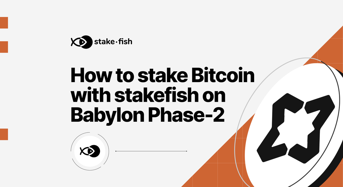 How to Stake Bitcoin with stakefish on Babylon Phase 2