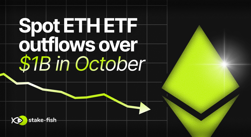 Spot ETH ETF outflows over $1B in October