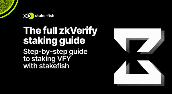 How to stake VFY (zkVerify) with stakefish