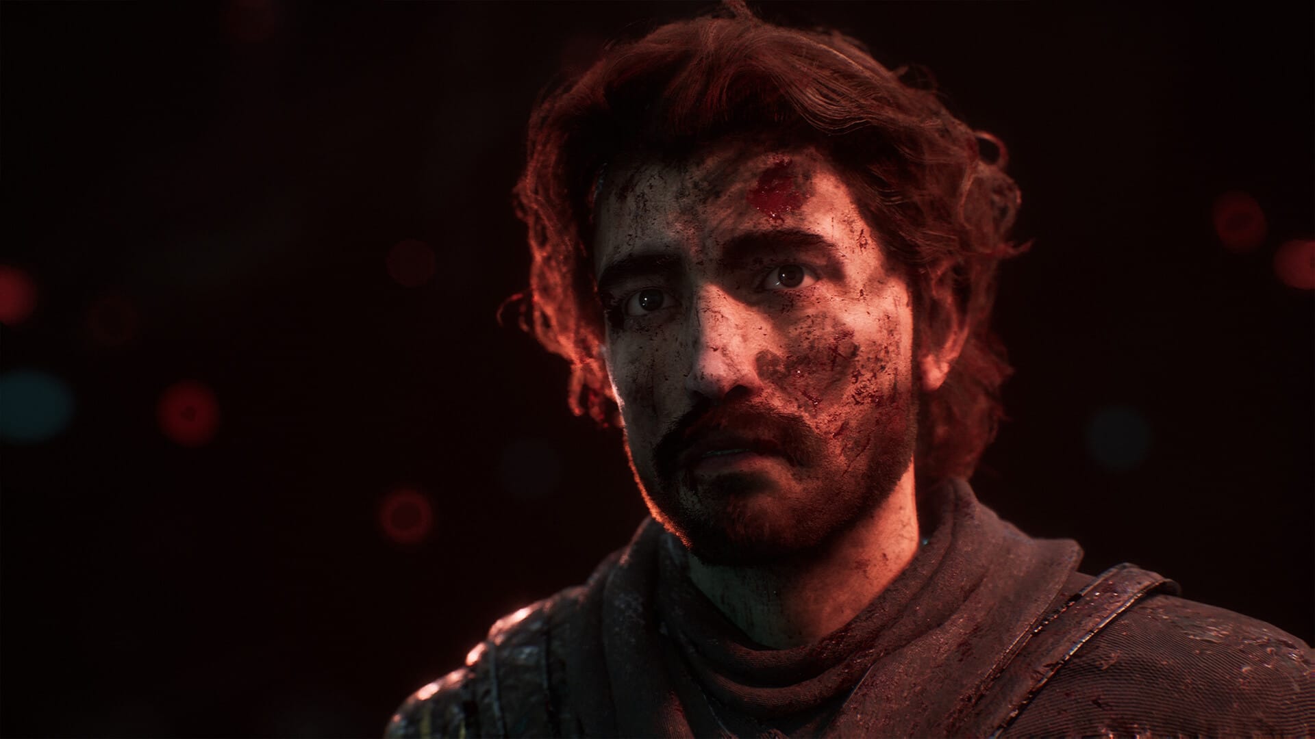 Close-up portrait of one of the protagonists of Expedition 33