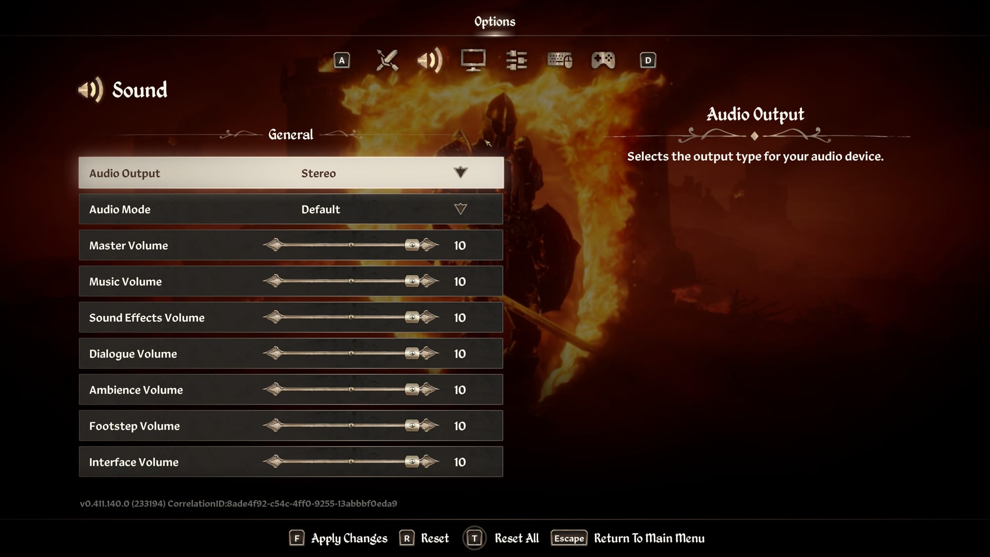 Elder Scrolls IV: Oblivion Remastered Audio Settings