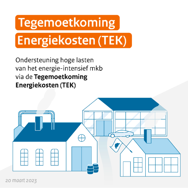 TEK-regeling open voor ondernemers