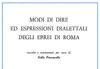 Modi di dire ed espressioni dialettali degli ebrei di Roma