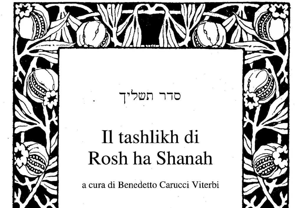 Il Tashlikh di Rosh ha Shanà