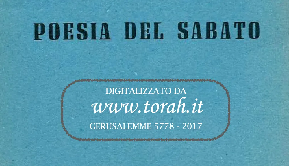Poesia del Sabato