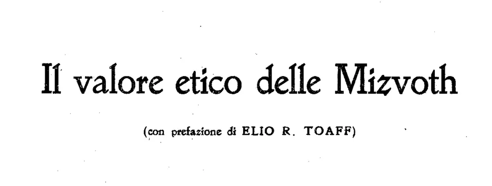 Il valore etico delle Mizvoth, Lo Shabbat