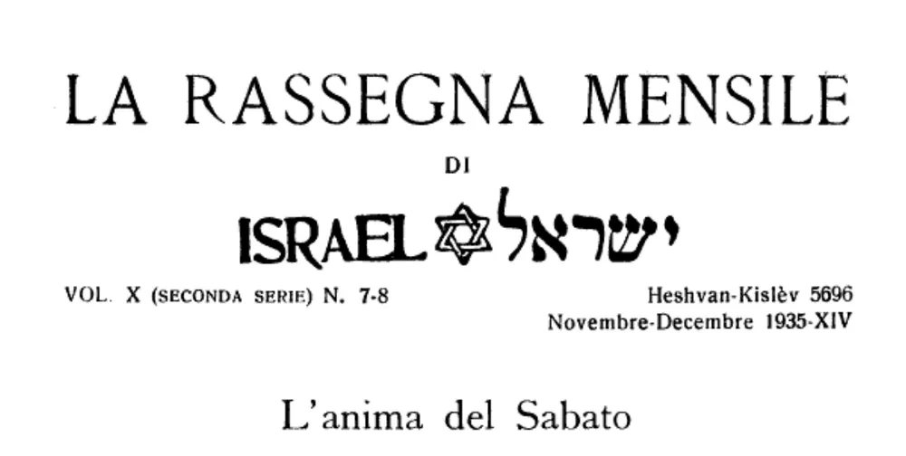 L'anima del Sabato