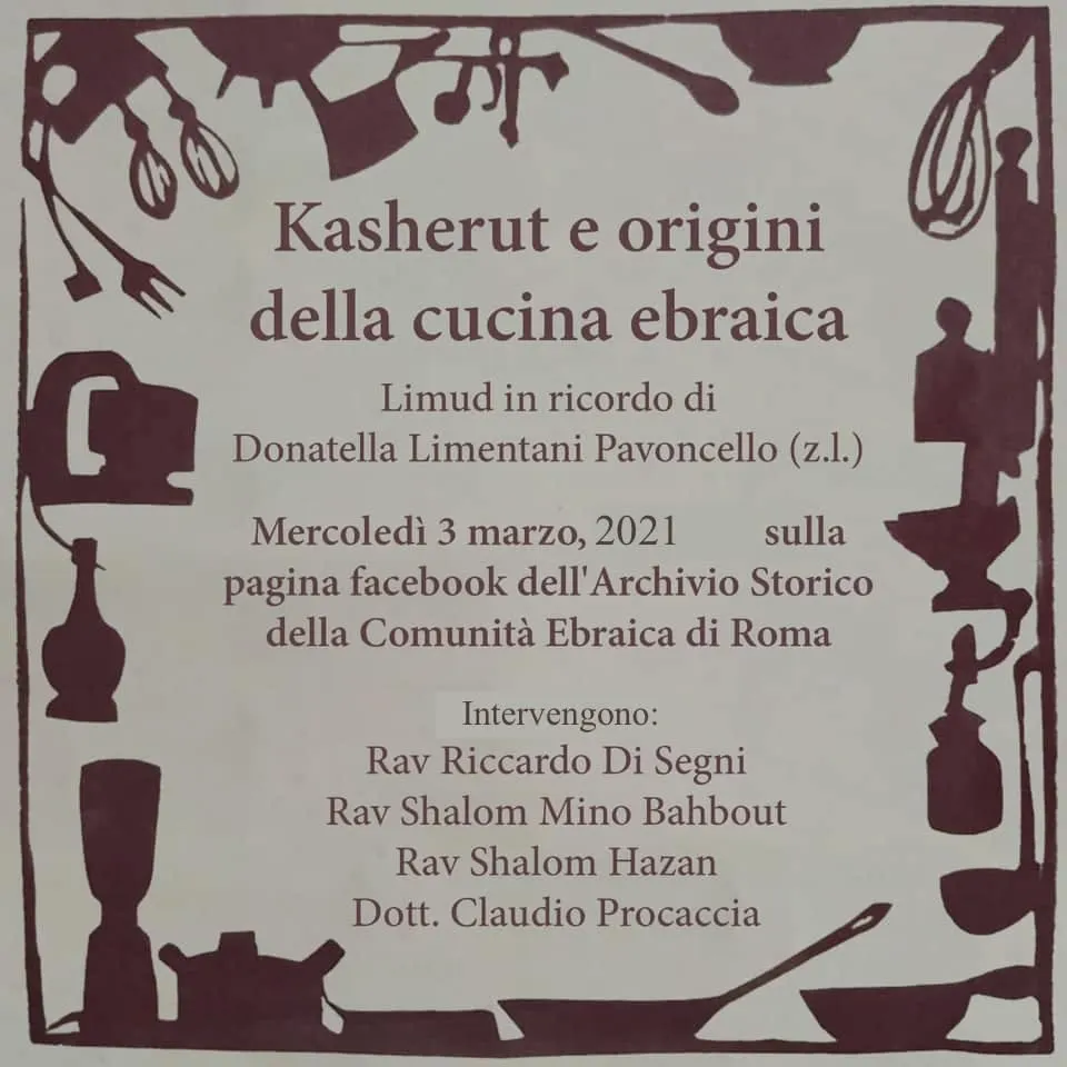 Kasherut ed origini della cucina ebraica