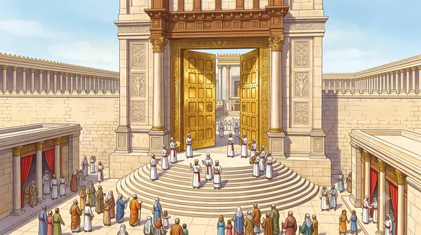 La mezuzà della Porta di Nikanor