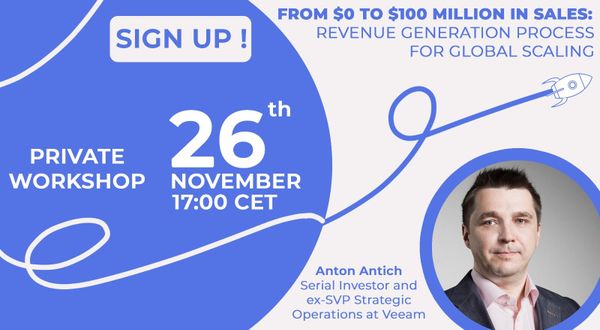 From $0 to $100 million in sales: 
Revenue generation process for global scaling