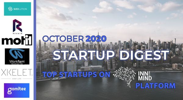 October 2020 Startup Digest: Top Startups on InnMind Platform
