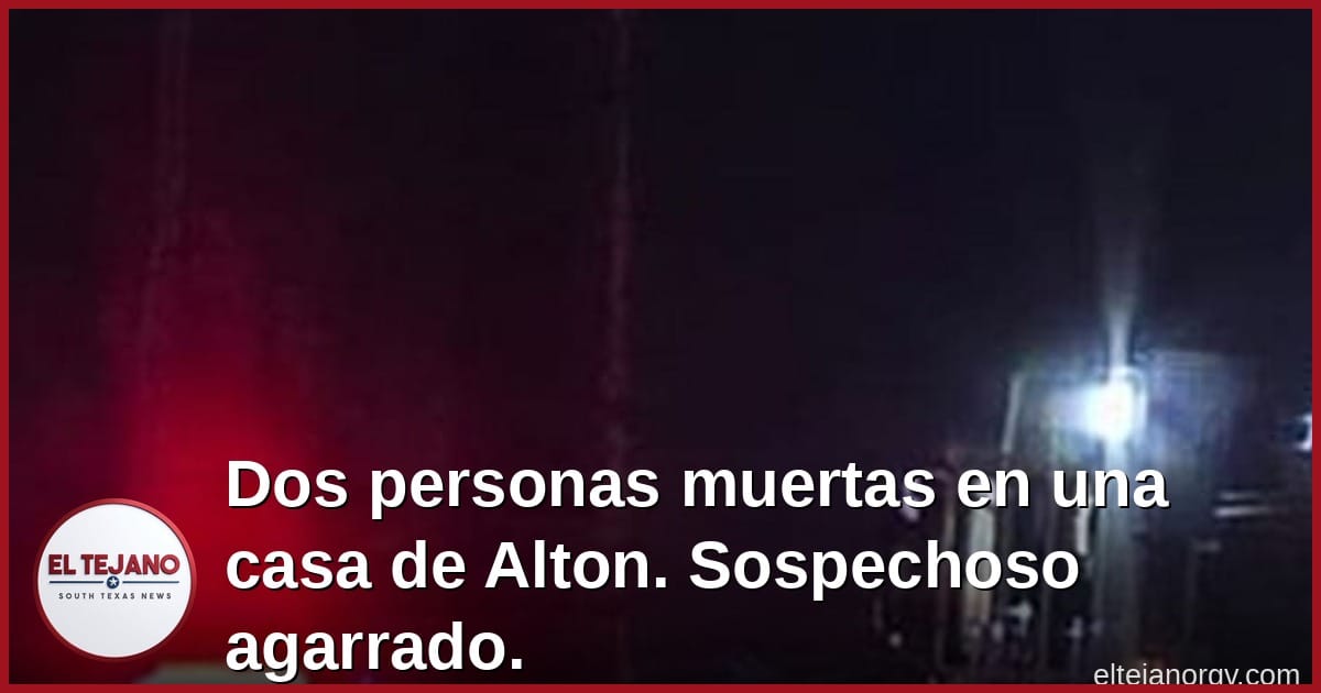 Dos personas muertas en una casa de Alton. Sospechoso agarrado despues de persecucion en carro.