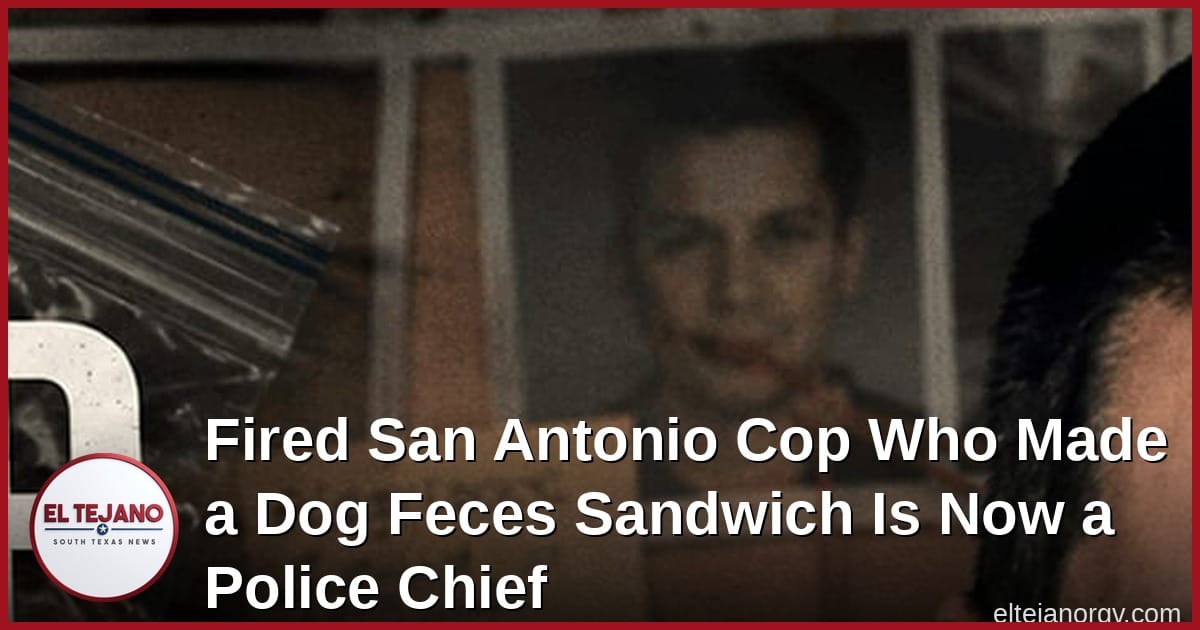 Fired San Antonio Cop Who Made a Dog Feces Sandwich Is Now a Police Chief