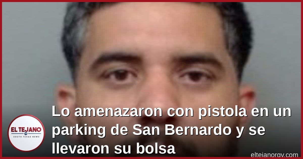 Lo amenazaron con pistola en un parking de San Bernardo y se llevaron su bolsa