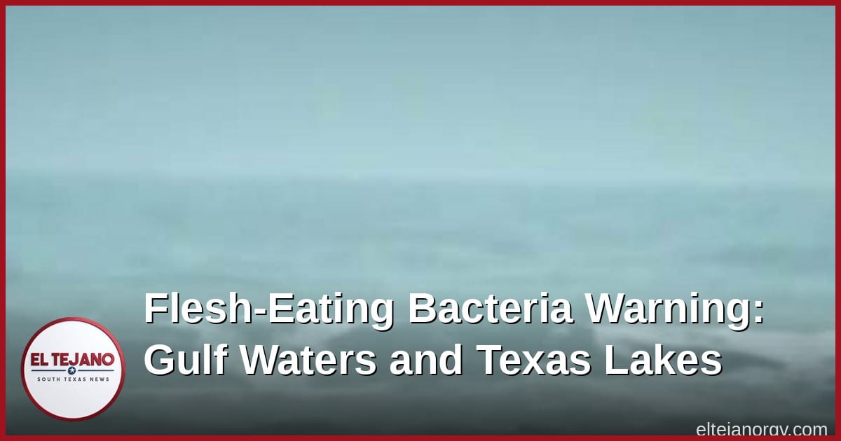Doctores Advierten a los Nadadores del Sur de Texas: Bacteria que Come Carne Viva Vive en el Golfo y en los Lagos