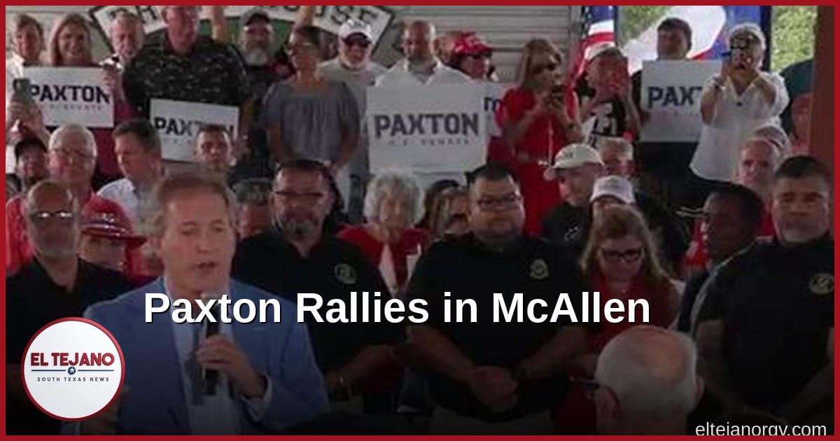 Paxton Rallies in McAllen After Border Patrol Group Backs Him