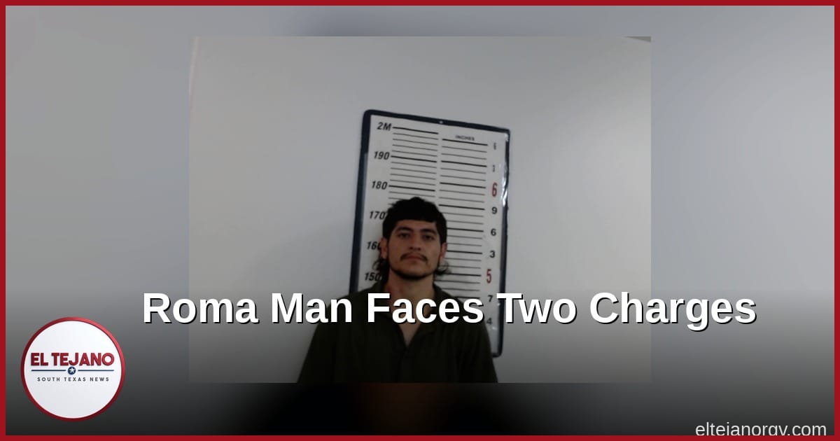Roma Man Faces Two Charges