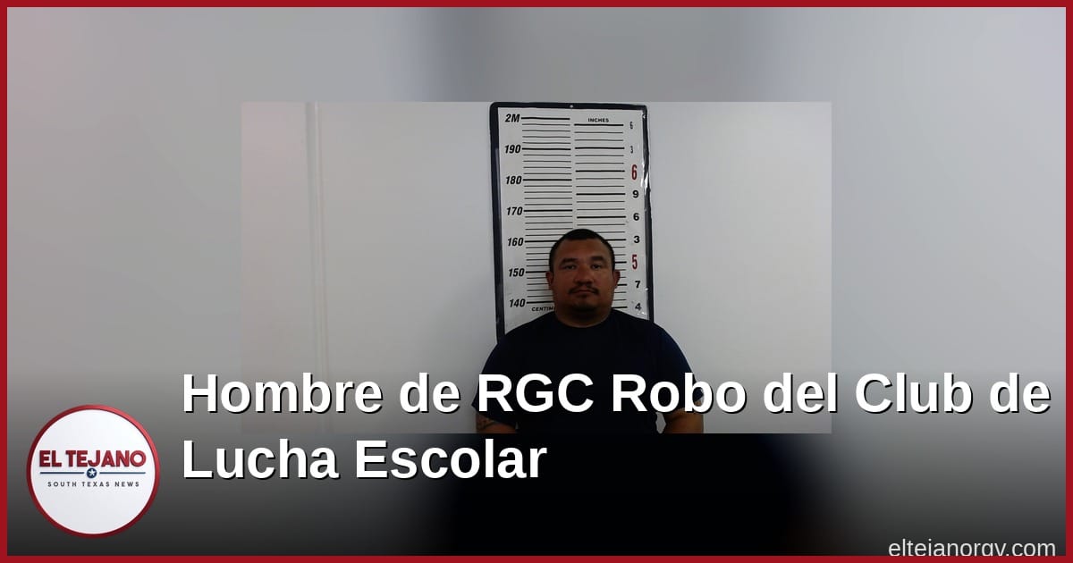 Un hombre de Rio Grande City esta acusado de robarse $5,500 del club de apoyo de lucha libre de una preparatoria local. El dinero fue sacado de una cuenta bancaria durante casi dos meses.