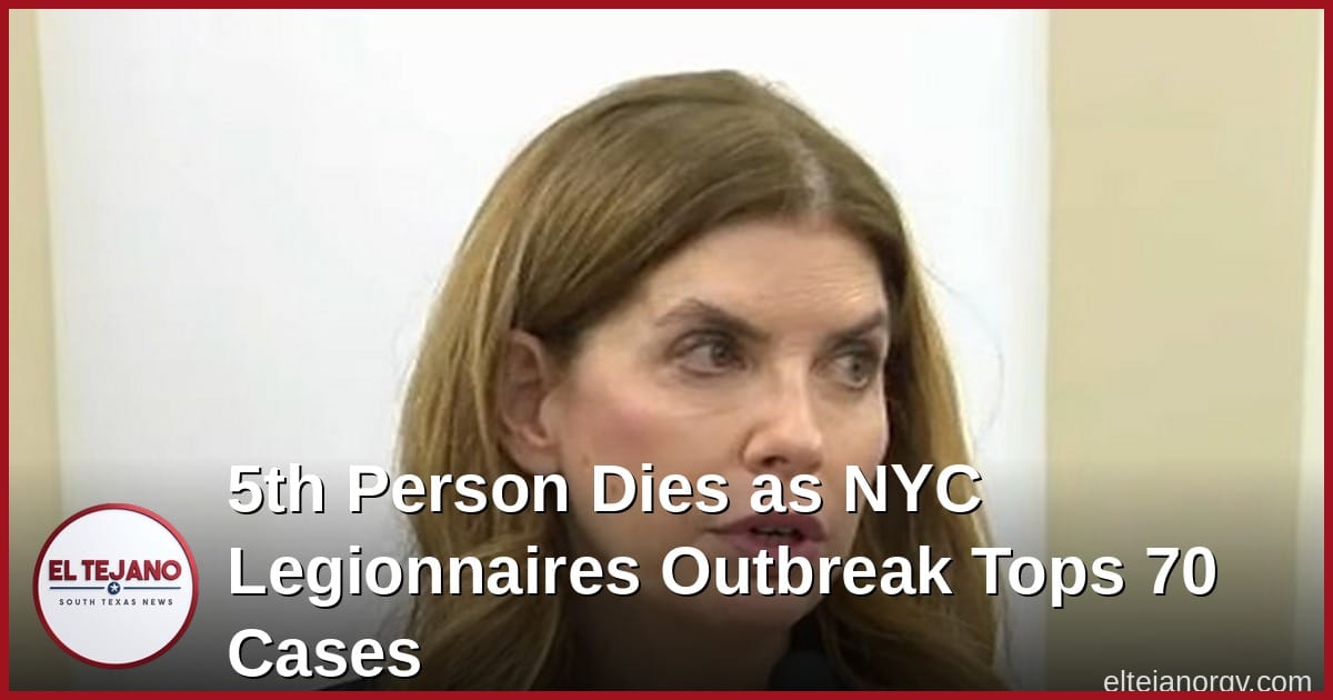 5th Person Dies as NYC Legionnaires' Outbreak Tops 70 Cases