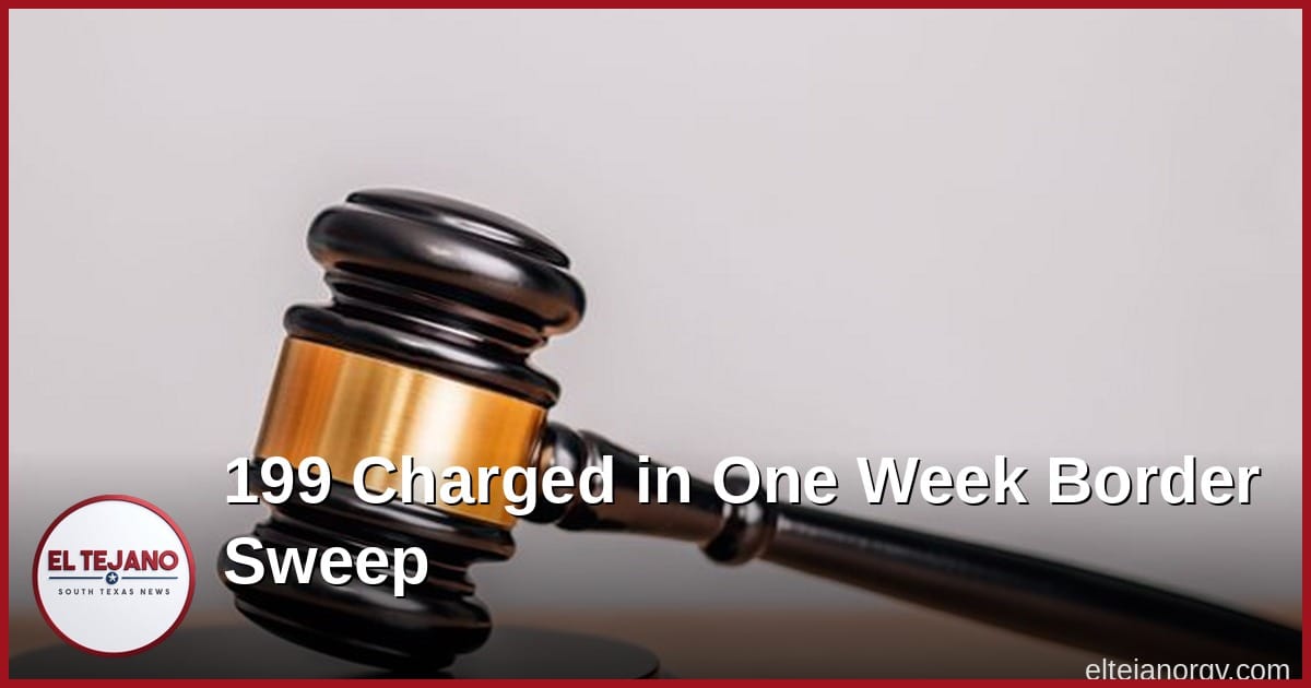 199 People Charged in One Week in South Texas Border Sweep