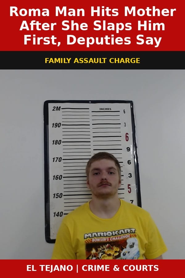 Roma Man Hits Mother After She Slaps Him First, Deputies Say