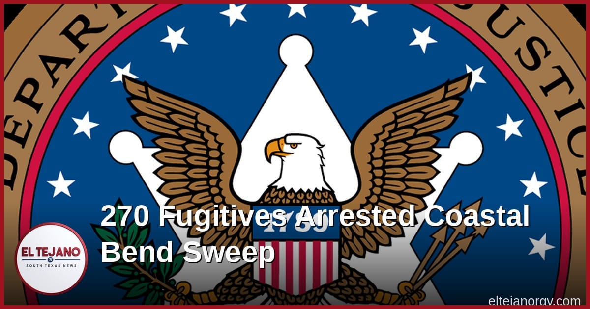 South Texas Coastal Bend Sweep Nets 270 Arrests, Guns and Cash